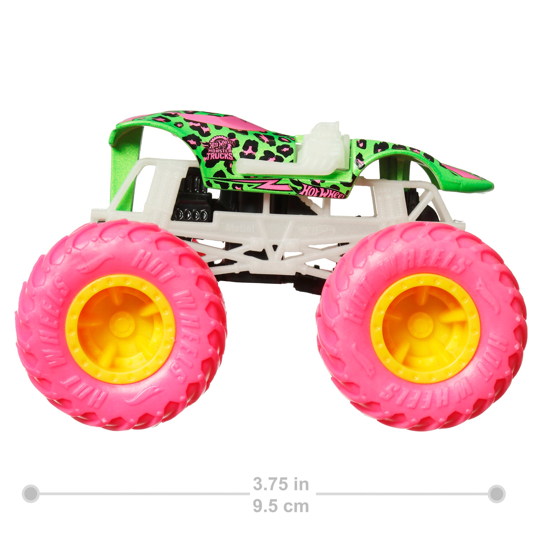 Mattel Hot Wheels Glow In The Dark Monster Trucks