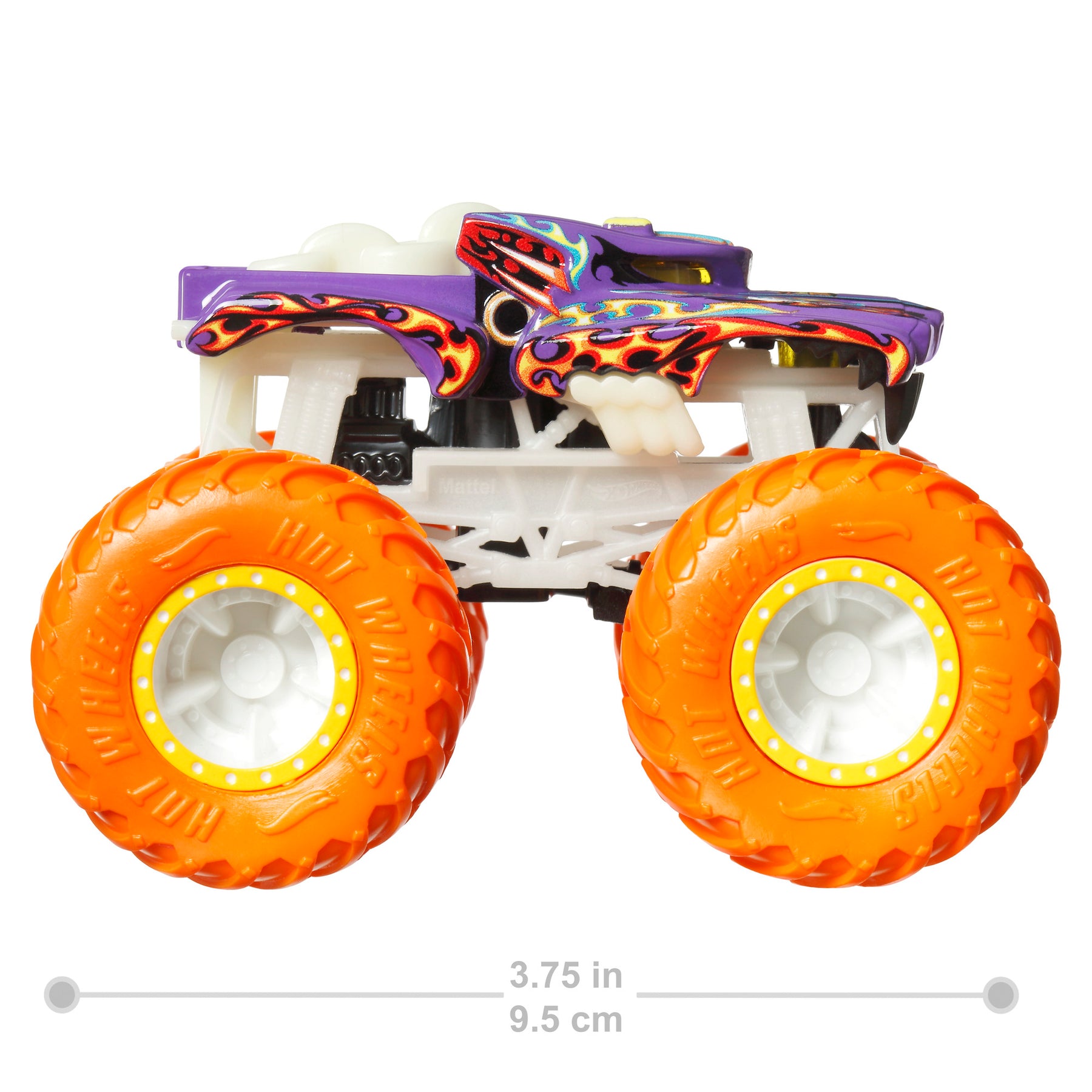 Mattel Hot Wheels Glow In The Dark Monster Trucks