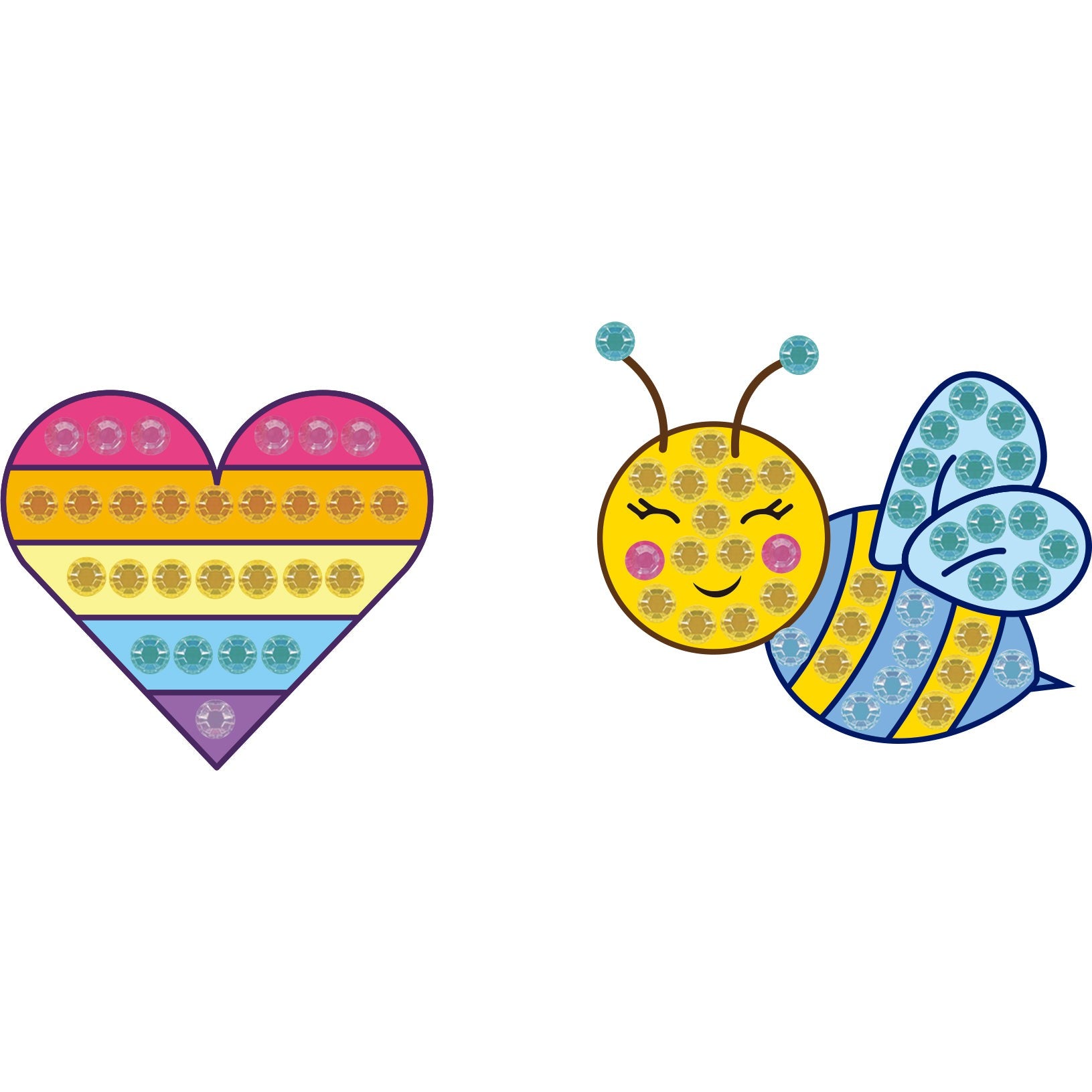 BIG DOTZ ® Stickers Pack 2 - Love Buzz