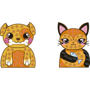 BIG DOTZ ® Stickers Pack 9 - Dog & Cat