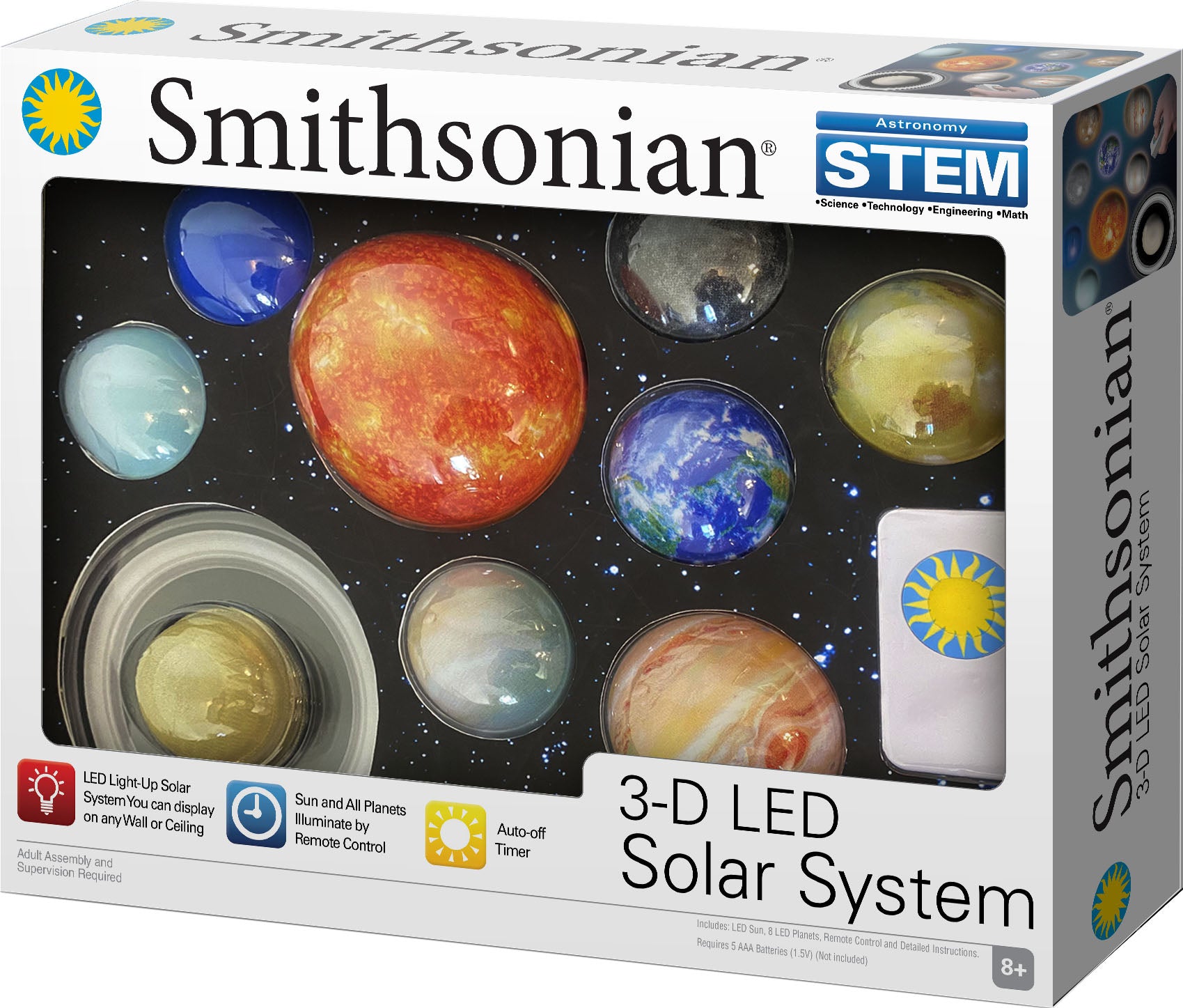 Smithsonian 3D LED Solar System