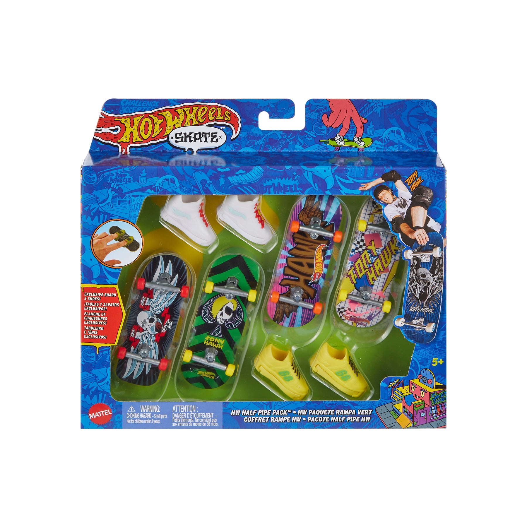 Hot Wheels Skateboard & Shoe Pack