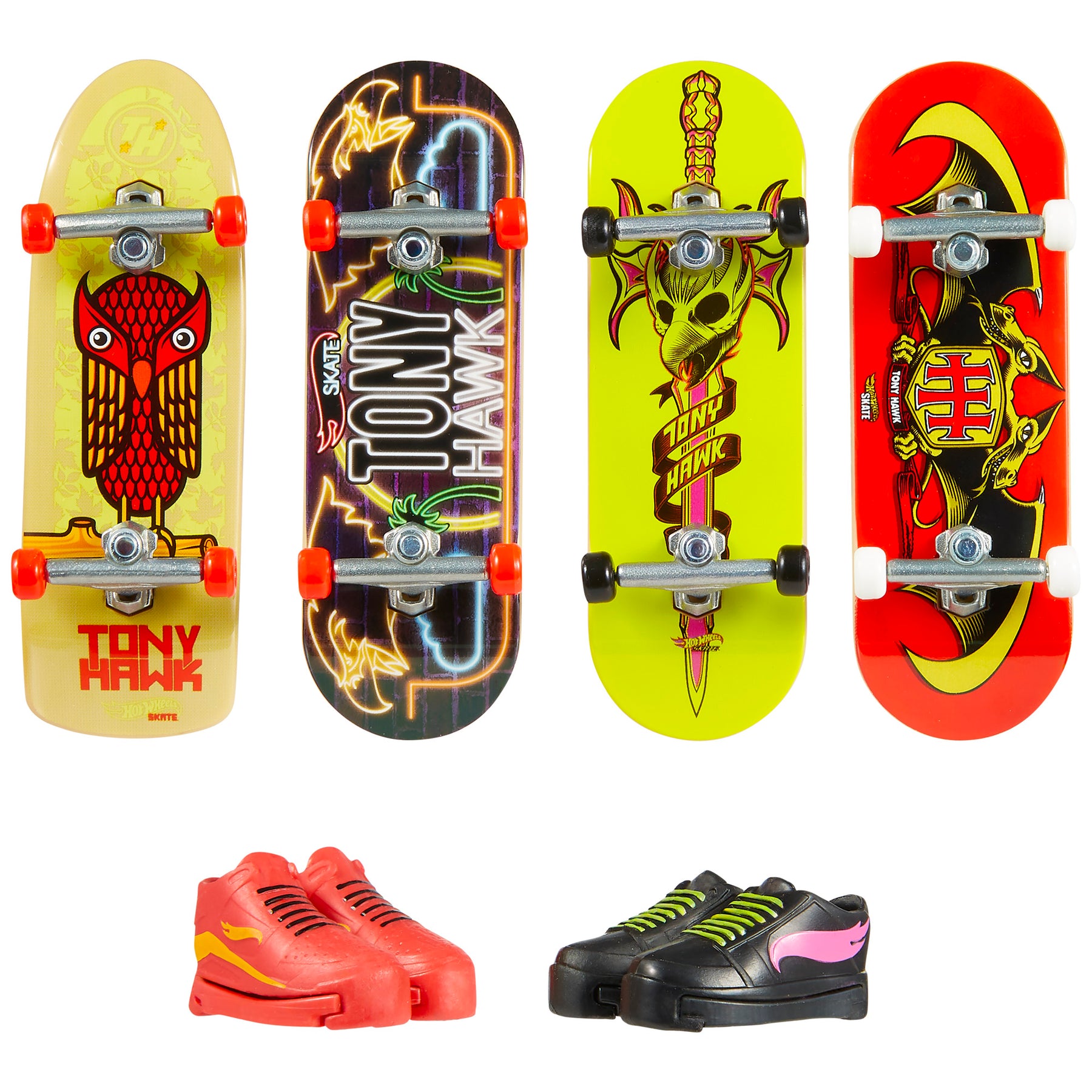 Mattel Hot Wheels Skateboard & Shoe Pack